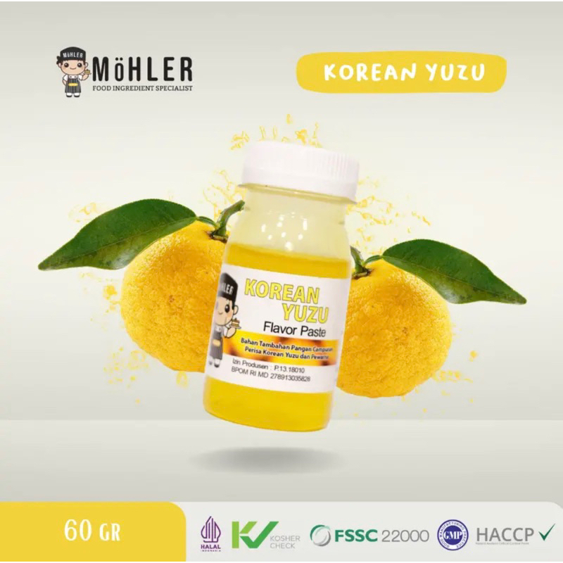 

✨️JAFFA MART✨️ Pasta Perisa Pewarna MOHLER 60gr - KOREAN YUSU