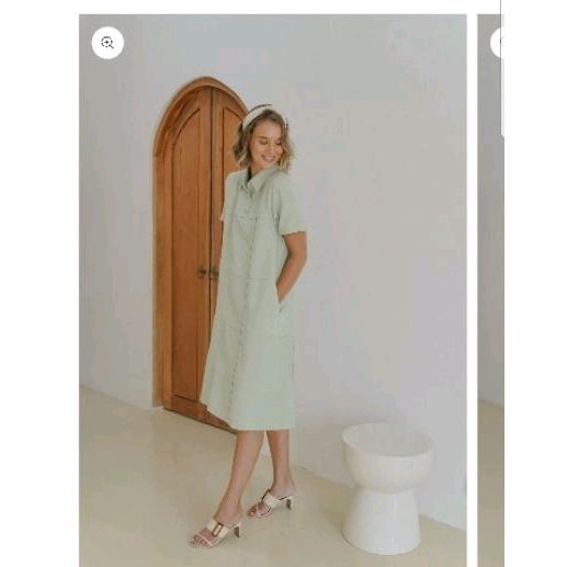 Maven Reverie Dress in Green Sprout