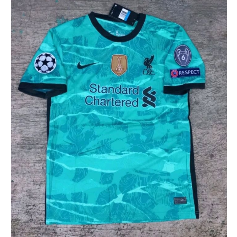 Liverpool 20/21 Full patch UCL Away kit Tosca Grade Ori Jersey