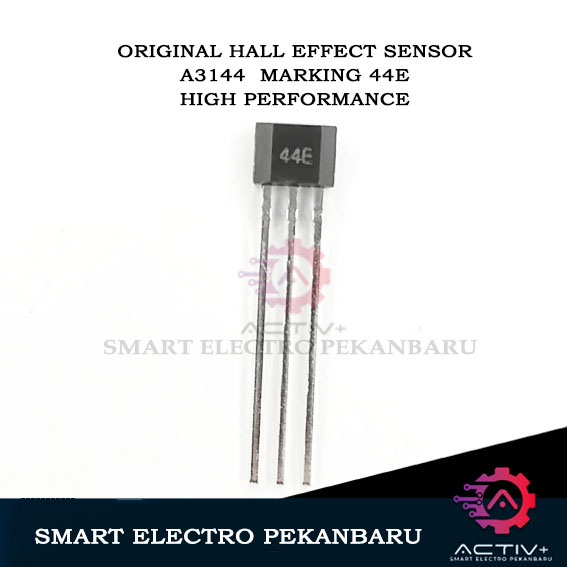 ORIGINAL A3144 SENSOR HALL EFFECT MARKING 44E HALL OH3144 Y3144 3144 Hall Effect Sensor Magnetic Detector 4 5 24V SENSOR SWITCH IC Hall Effect Sensor Magnet Sensor A 3144 Motor Speed Hall Element Sensor Handle Gas Untuk Sepeda Listrik Sensor Hall Element