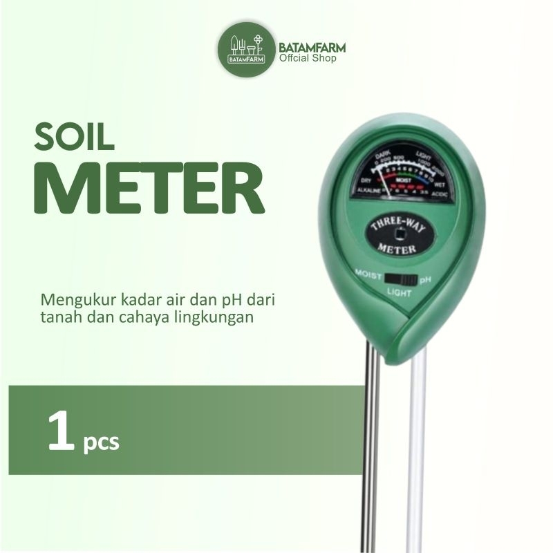 Soil Meter alat Pengukur Ph Tanah