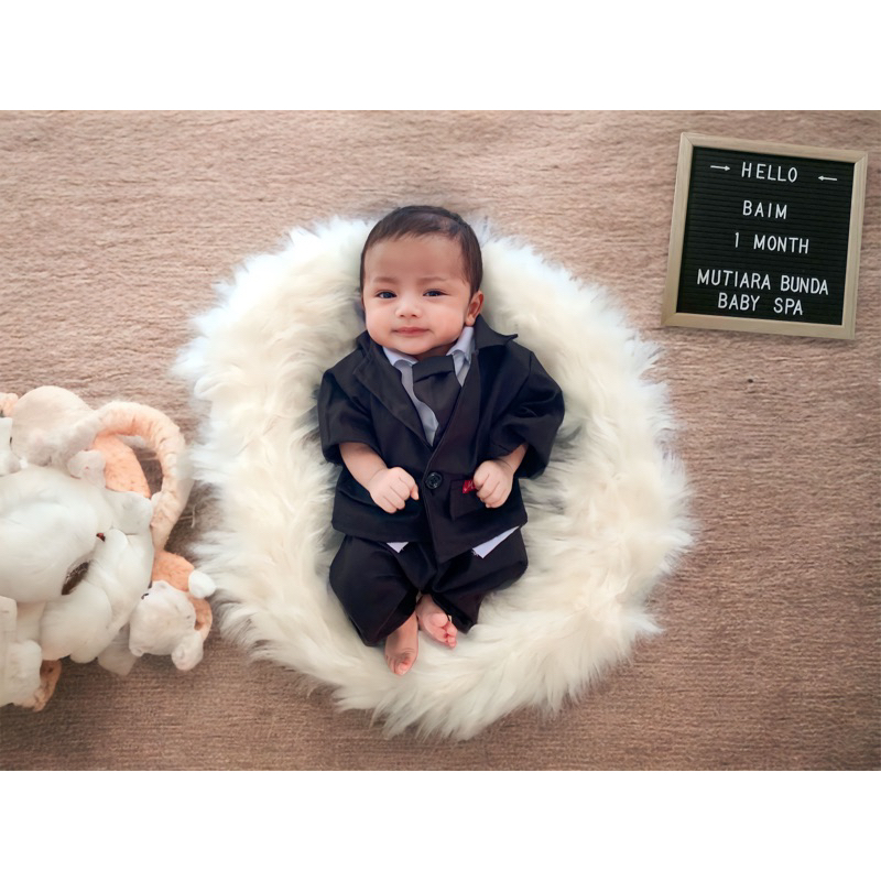 Ganti Background Bayi Ala foto baby newborn