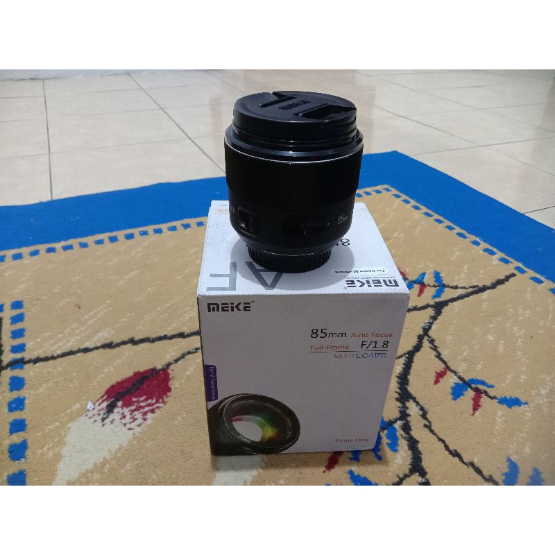 lensa meike 85mm canon second