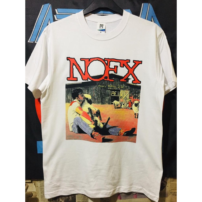 KAOS T SHIRT BAND NOFX HEAVY PETING ZOO PREMIUM MERCHON INTERNATIONAL OVER SIZE