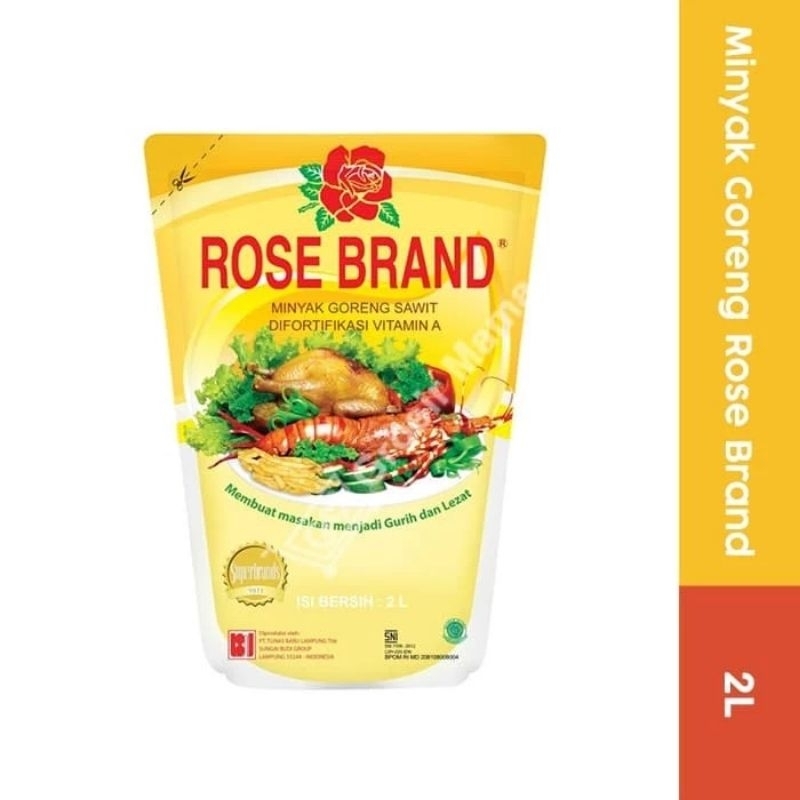 

✔️BYER✔️ MINYAK GORENG ROSE BRAND 2LT