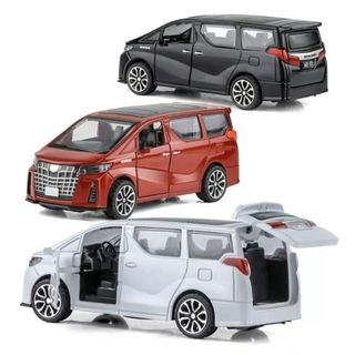 Mainan Anak Diecast Apolo MSZ hitam Alphard Alphard Putih