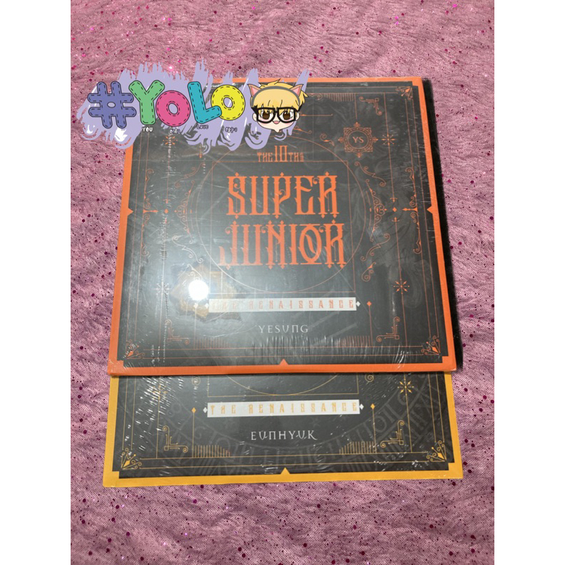 SUPER JUNIOR - ALBUM VOL.10 [THE RENAISSANCE] (SQUARE STYLE) YESUNG EUNHYUK