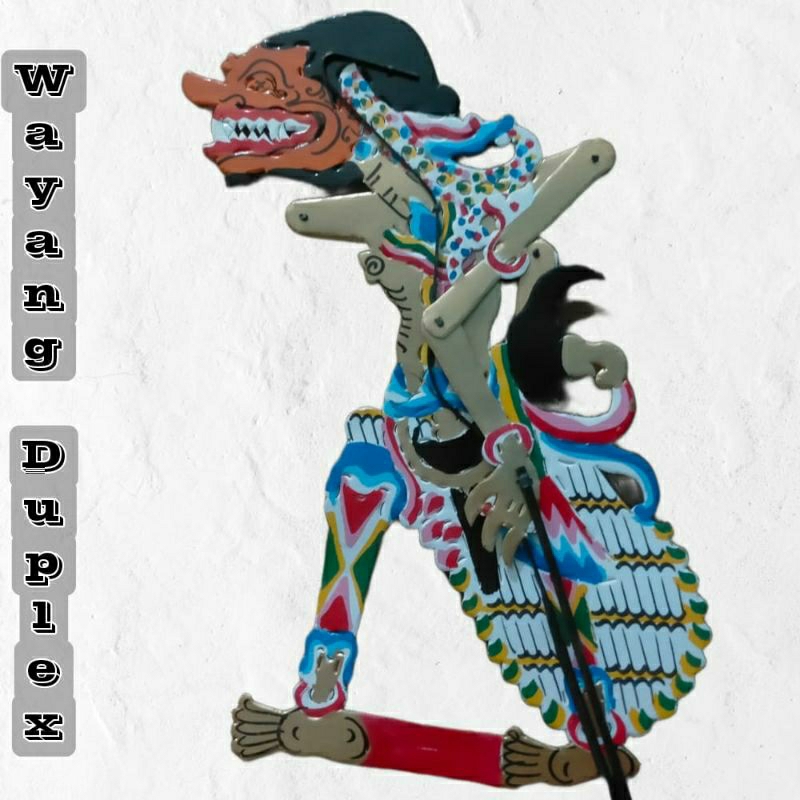 wayang kulit kertas duplex buto cakil