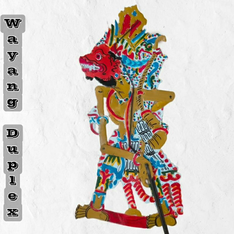 wayang kulit kertas duplex Sugriwa sugriwo