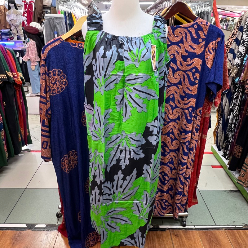daster yukensi jumbo tanpa lengan/daster batik murah