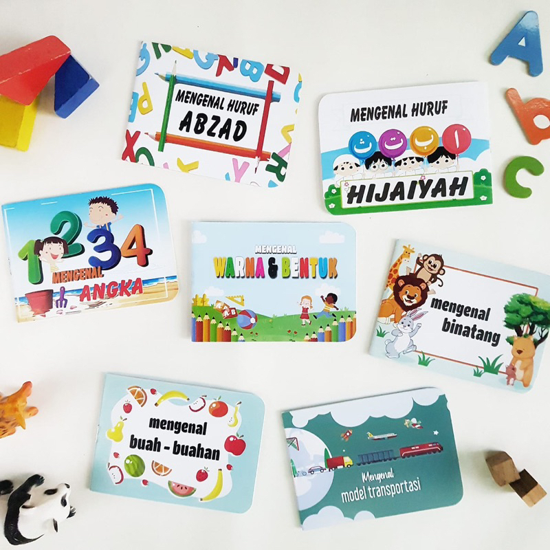 

Mini Book Buku Pengenalan Pengetahuan Anak Bilingual Buku edukasi Anak