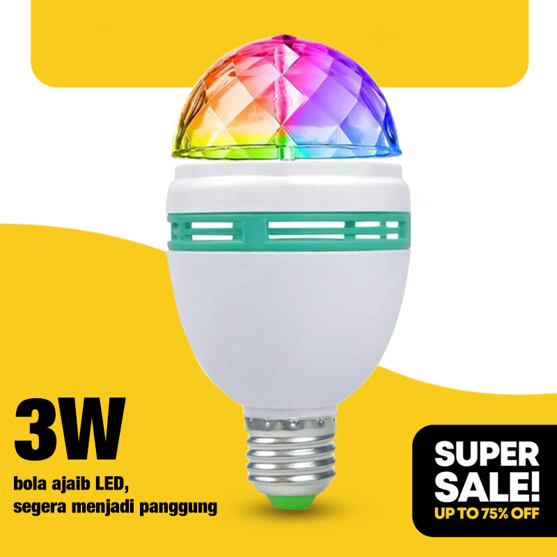 Lampu Disco Led E27 ktv party Multicolor