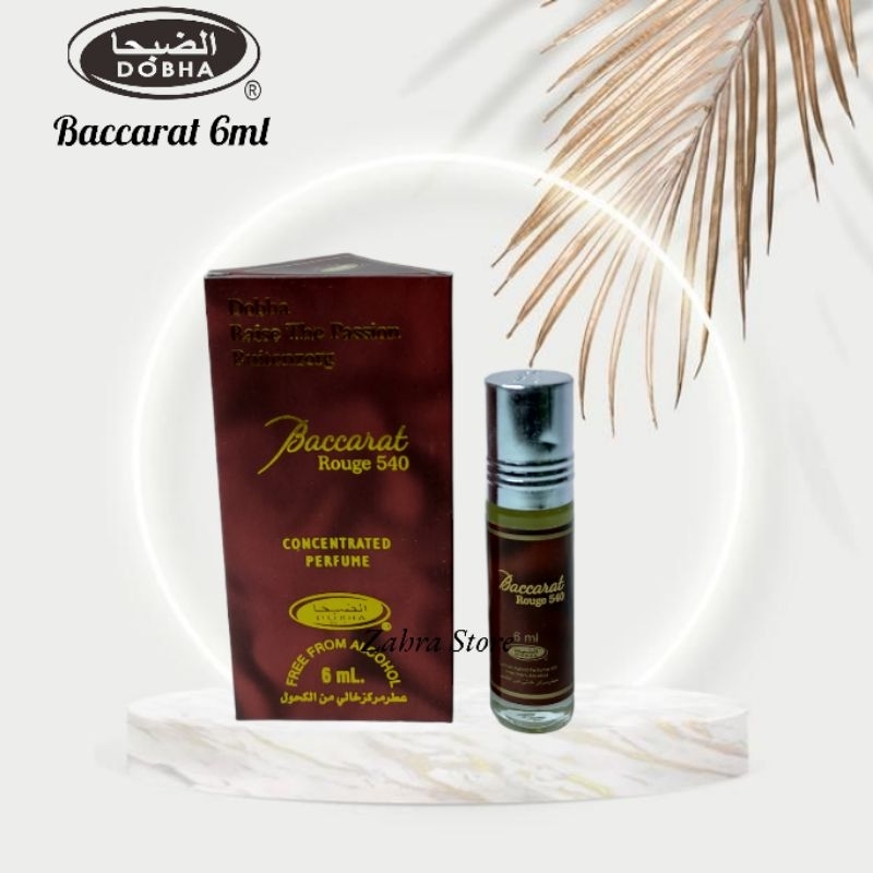 Parfum Dobha Aroma BACCARAT 6ml Roll on / Parfum 6ml Dobha Aroma BACCARAT / Parfum Dobha 6ml Non Alk