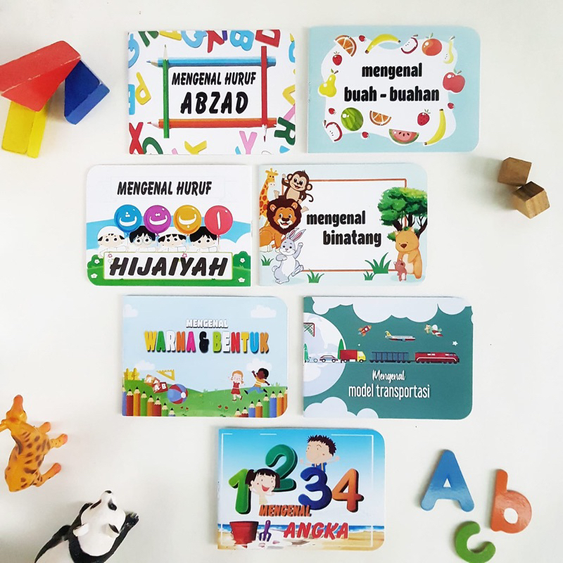 

Buku Pengenalan Buku Edukasi Pengetahuan Anak Bayi Bilingual Potret Nyata Mini Book Termurah