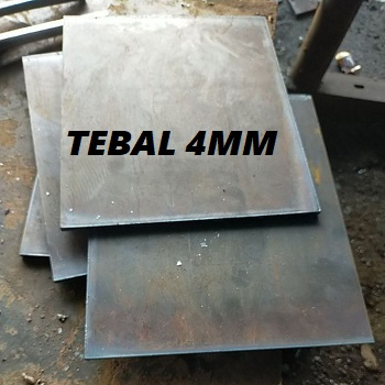 plat besi potong kotak semua ukuran tebal 4mm/plat besi serbaguna
