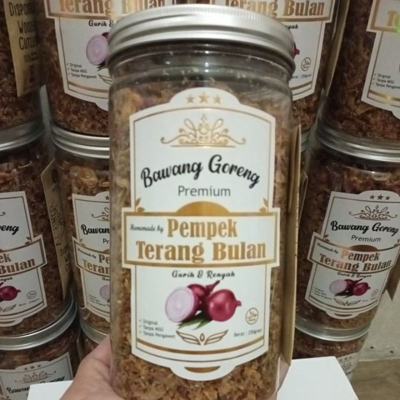 

Bawang Goreng Premium (Segel Alumunium Foil + Free Sendok kayu)