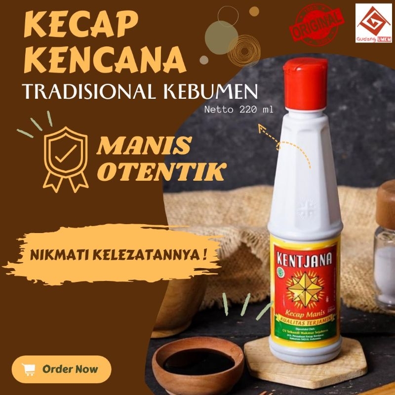 

KECAP KENTJANA Khas Kebumen isi 220 ml || Kecap Manis Khas Kebumen || Kecap Kentjana Khas Kebumen