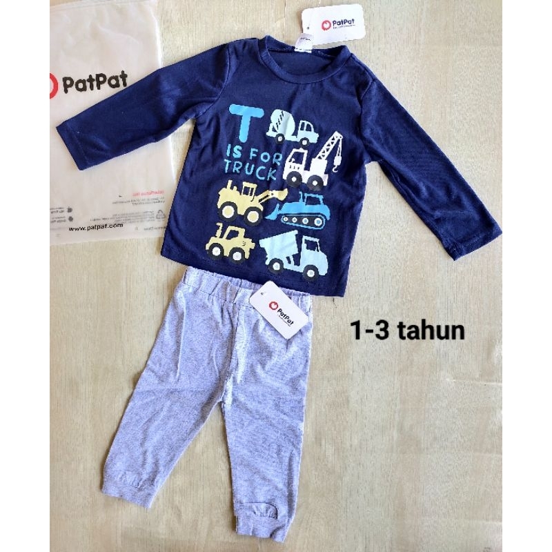 PATPAT Setelan Navy Truk