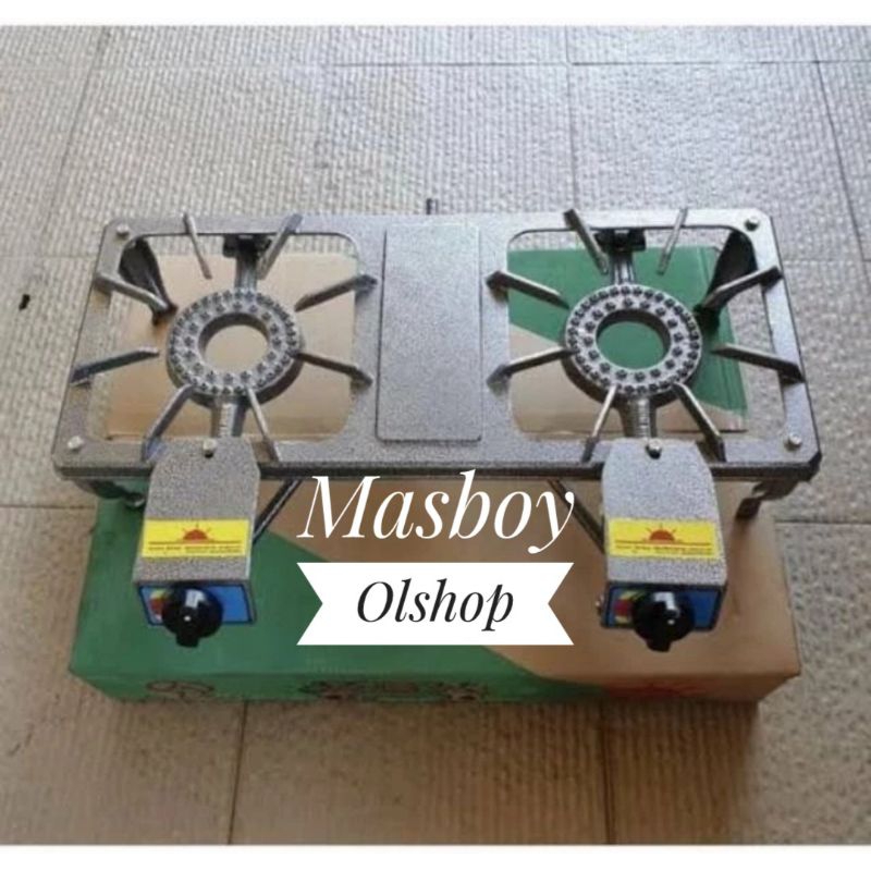 Kompor Gas 2 Tungku SUNRISE SR 201 Auto / Kompor Martabak