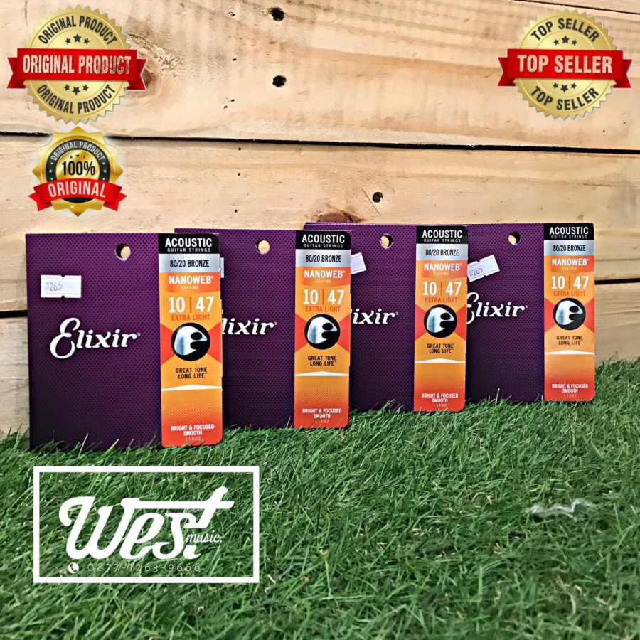 ELIXIR 11002 NANOWEB 10.47 ACOUSTIC STRING
