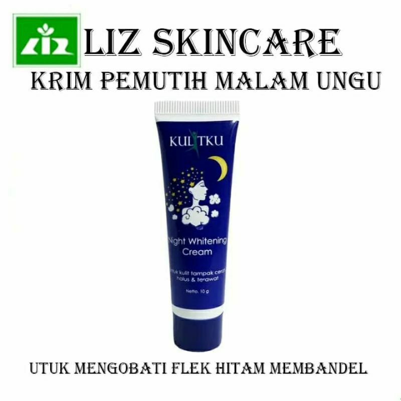 liz skincare cream whitening ungu