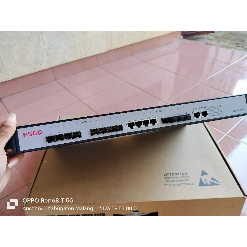 OLT HSGQ GPON 8 PORT