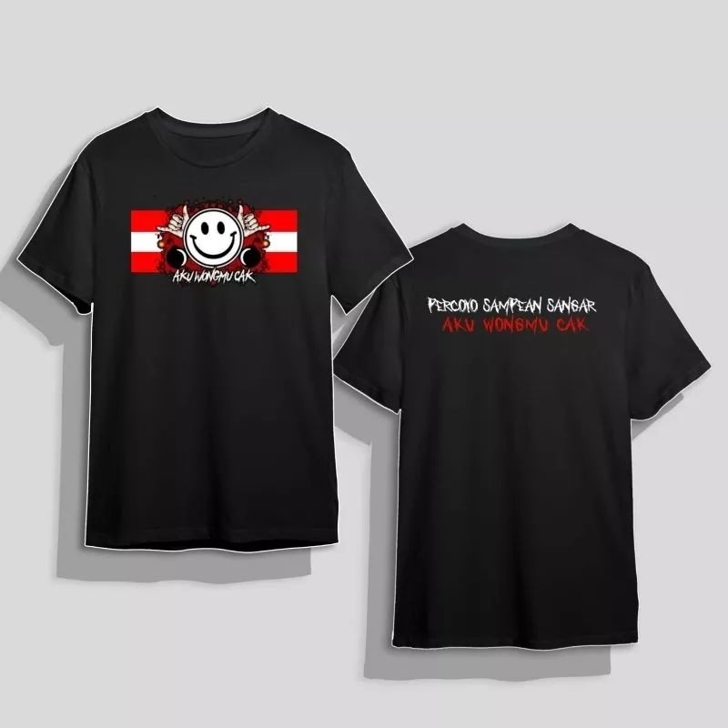 KAOS DISTRO AKU WONGMU CAK DESAIN 02 BAHAN PREMIUM COMBAD MURAH BISA COD KUALITAS PREMIUM