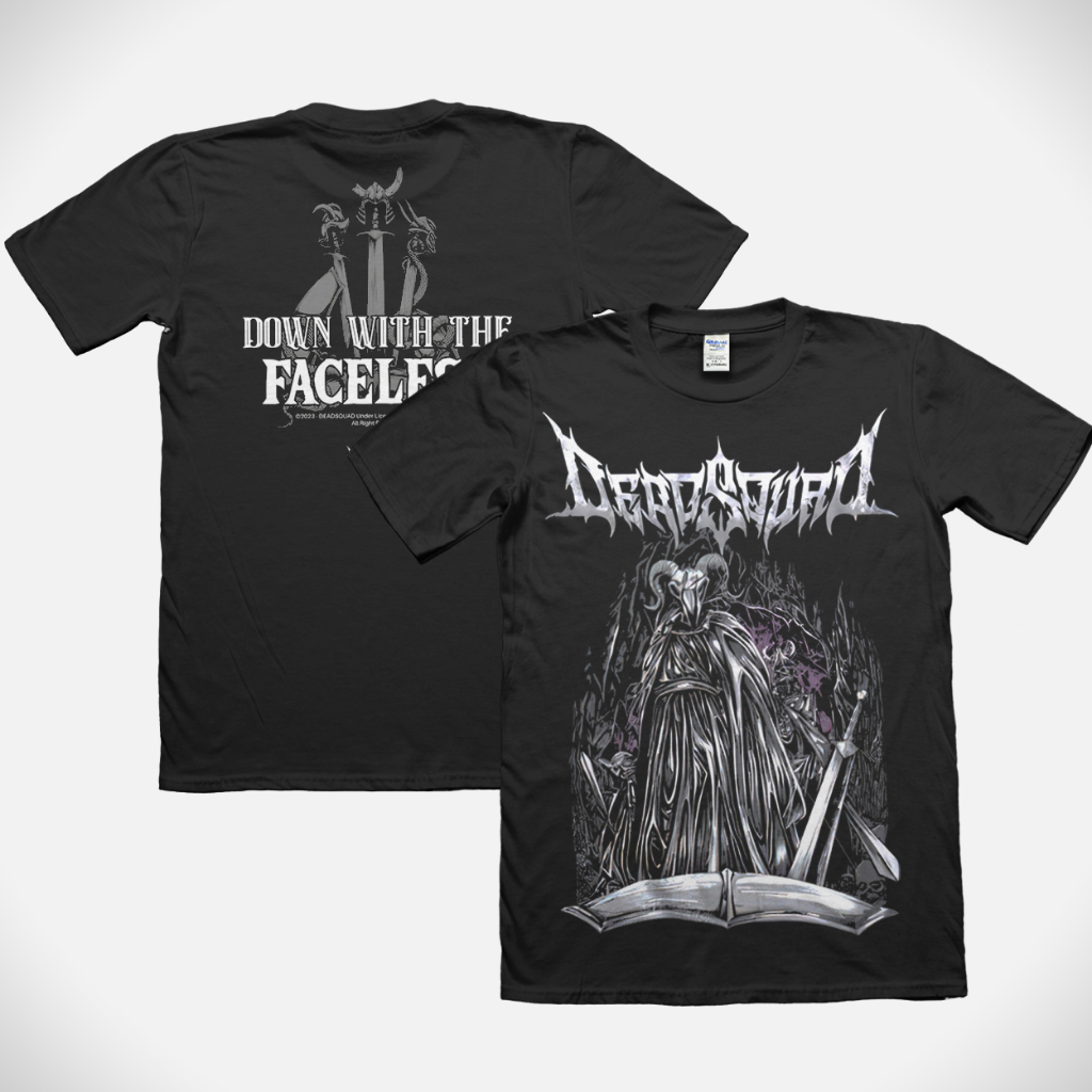 Magnitude T-Shirt Deadsquad X Faith - Down With The Faceless | Kaos musik | Kaos band | BOOTLEG |