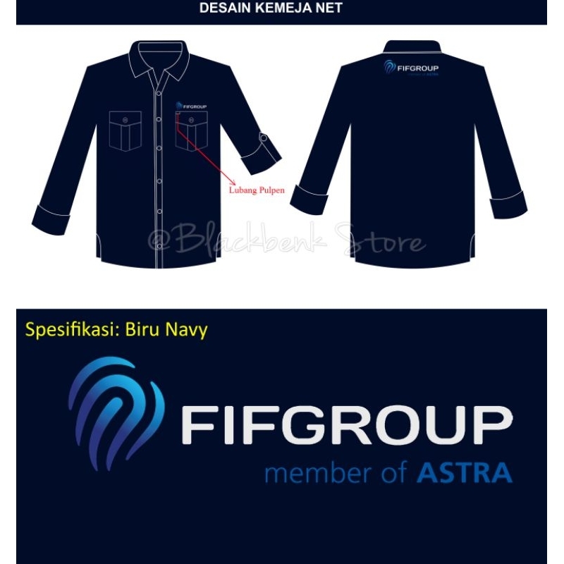 kemeja fif group seragam fif group kemeja custom bordir