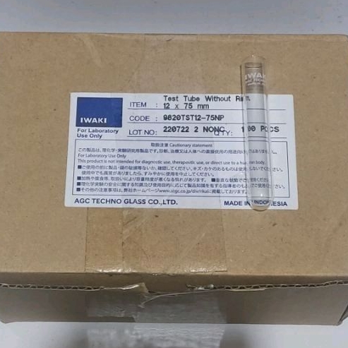 IWAKI Tabung Reaksi 4ml l Test Tube