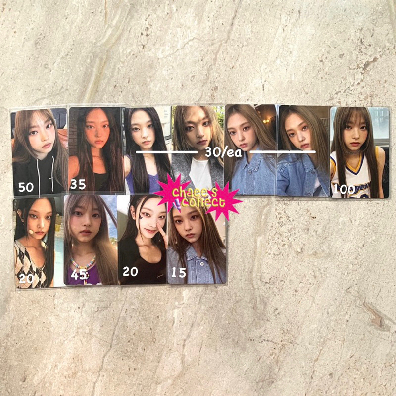 Newjeans haerin photocards 1st ep attention bluebook weverse bag jersey