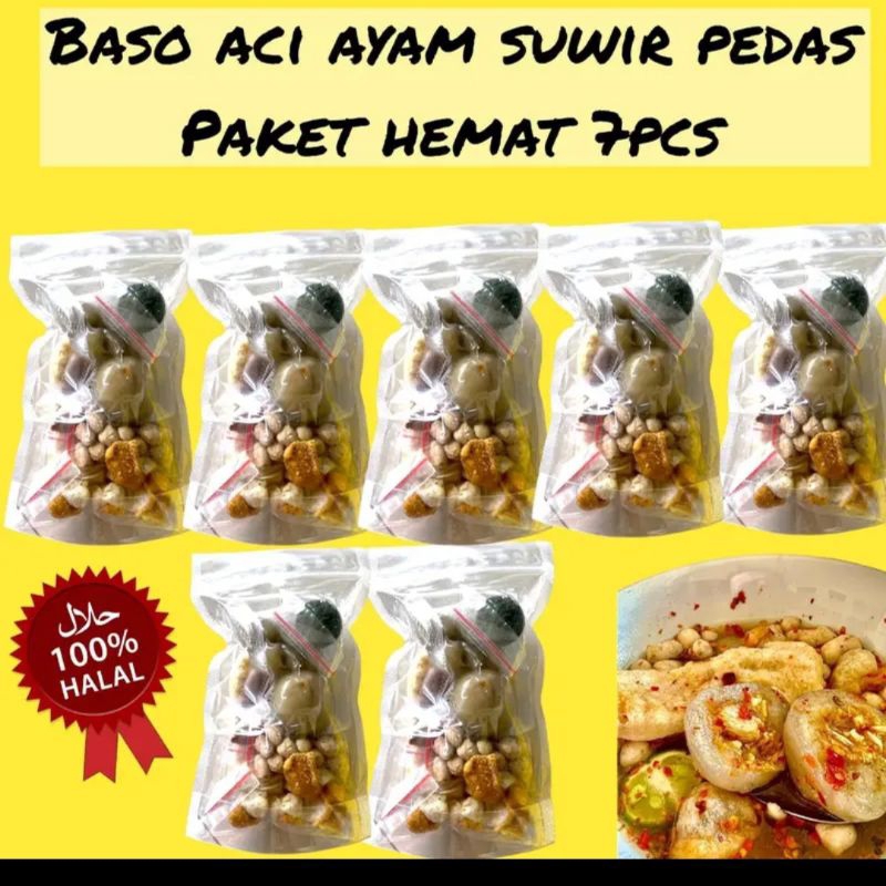 

BASO ACI BELI 7 LEBIH HEMAT ISI AYAM SUWIR