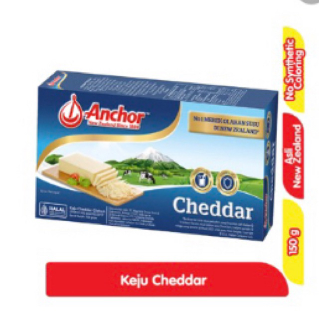 

Anchor keju cheddar 150gr