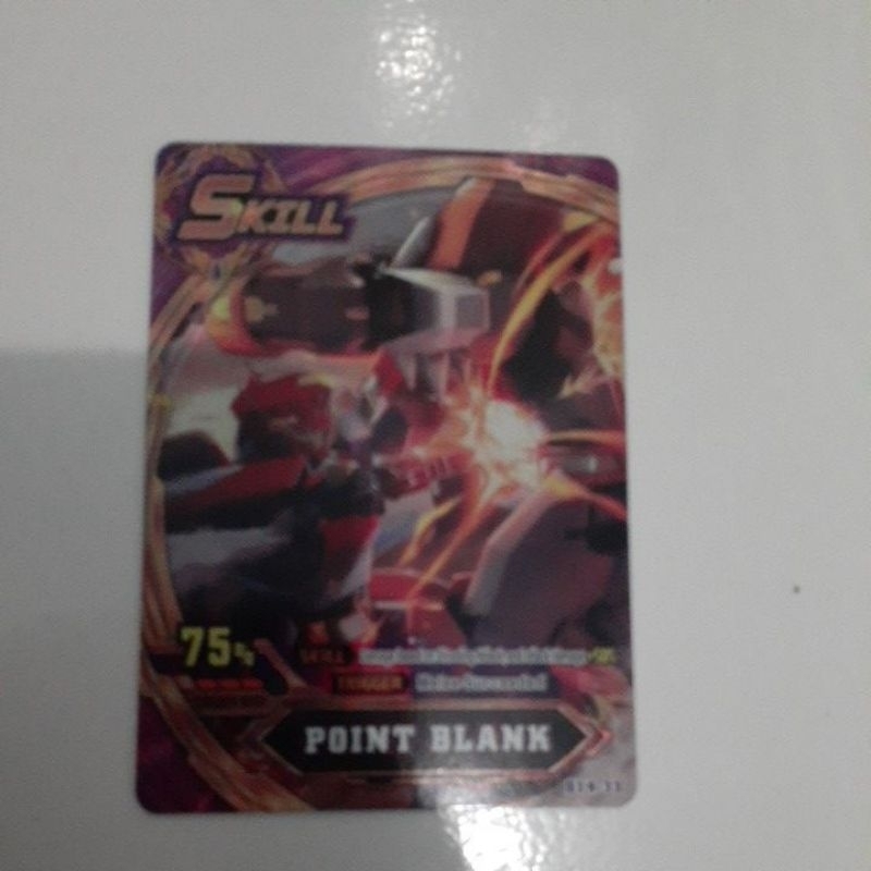 Point Blank - S14-11 - Skill Card - Golden Swat - kartu Hero of Robots - Bronze