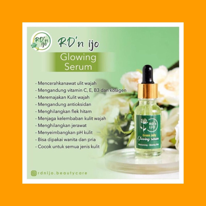 Rdn ijo green jelly serum glowing serum sultan RD'N IJO GREEN JELY SERUM GLOWING RDN IJO