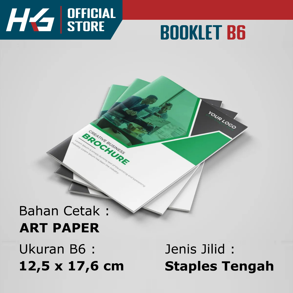 

Cetak Booklet Ukuran B6 - Art Paper Bolak Balik Full Warna Company Profile, Portofolio, Katalog, Majalah