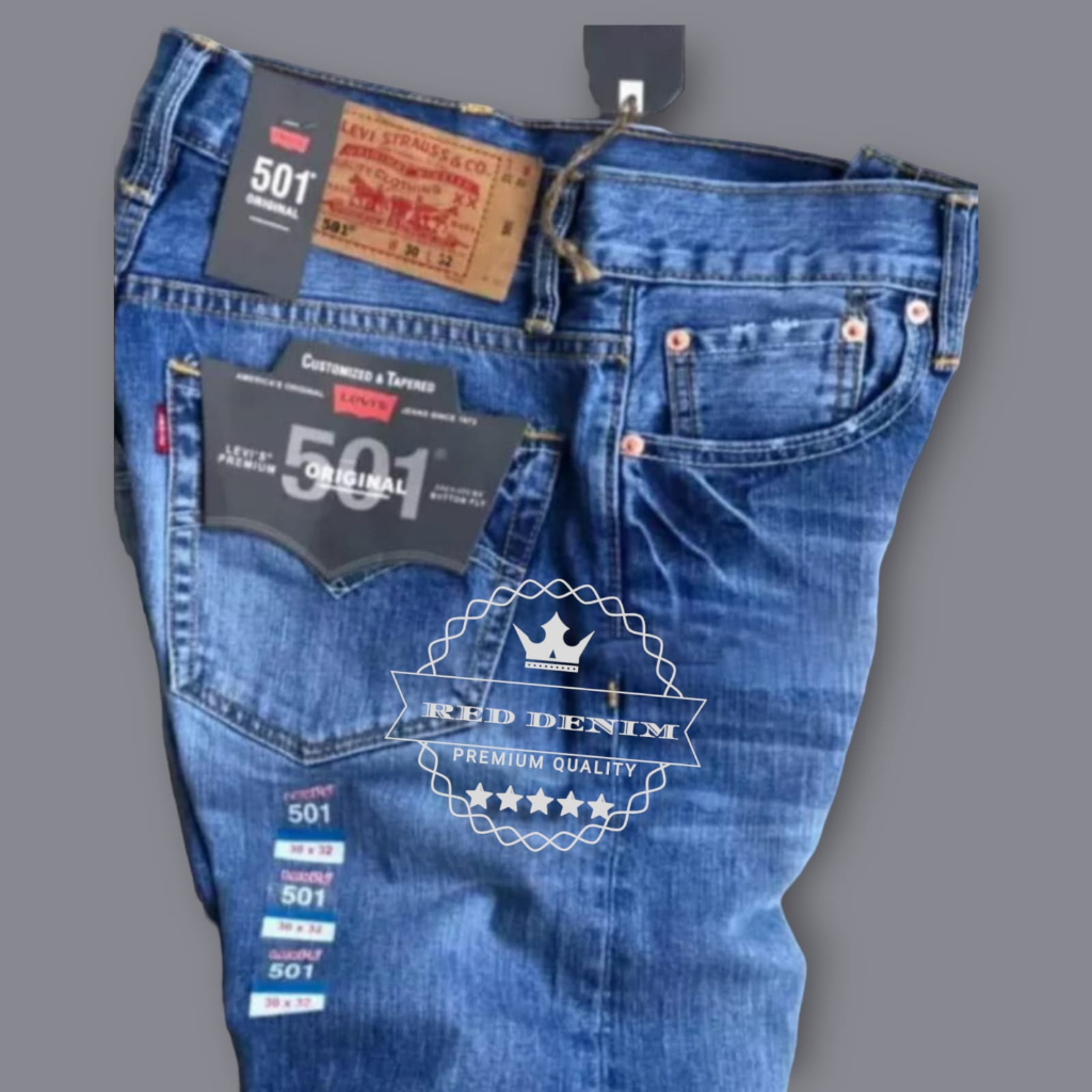 CELANA JEANS PANJANG PRIA BERKANCING / CELANA JEANS PANJANG PRIA REGULER