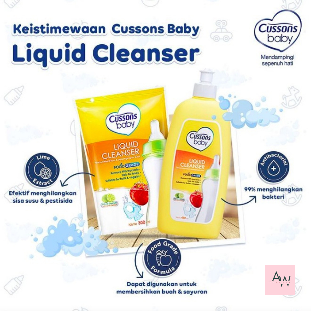 Cussons Baby Liquid Cleanser / Sabun Cuci Botol Bayi / Pembersih Botol Bayi