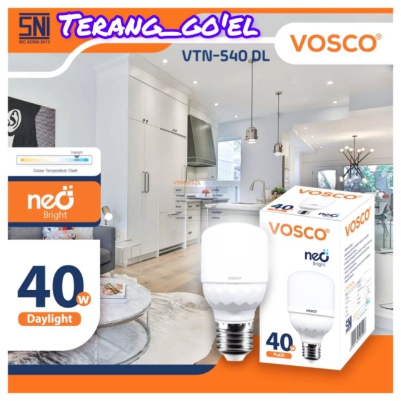 Lampu Led 40 Watt Kapsul Vosco Neo  / Vosco Neo Lampu Led Kapsul 40 Watt