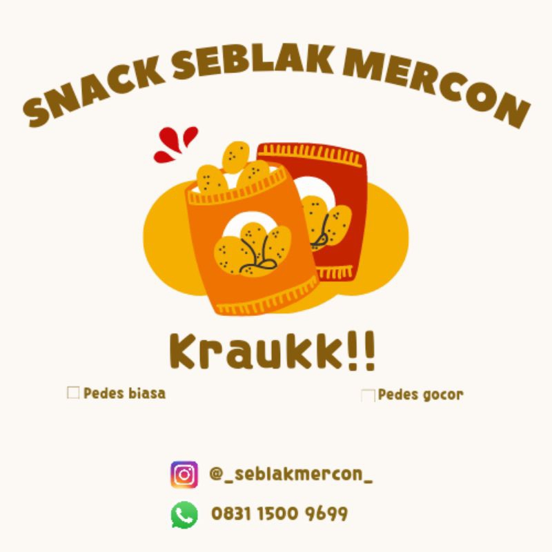 

Krupuk seblak 1kg