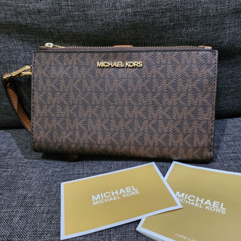 Dompet Michael Kors Wrislet Double Zipper ORI like new micheal kors