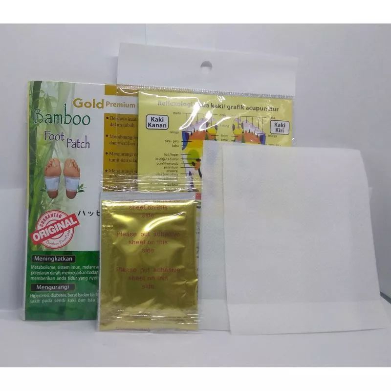 Bamboo Foot Patch - Gold Premium Detox Foot Patch