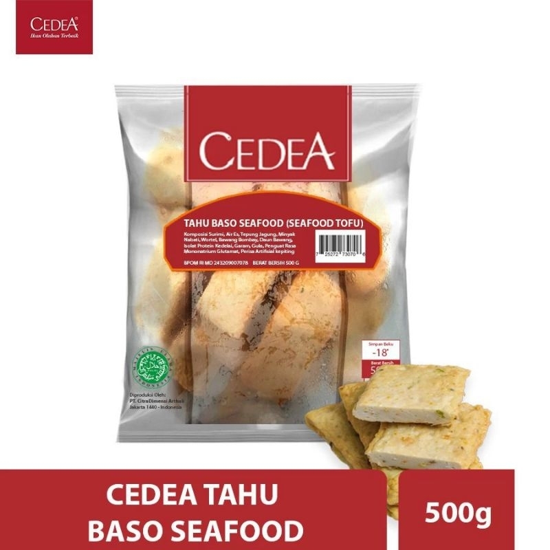 

Cedea Seafood Tofu / Kue Ikan Goreng / Kue Ikan Pedas 500gr