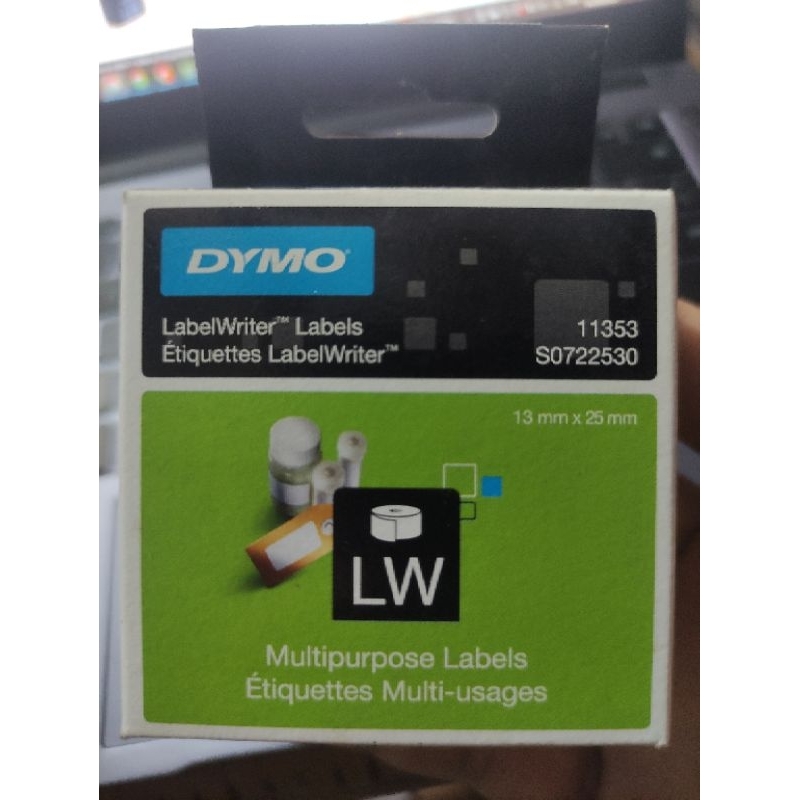 Promo Dymo Label Writer S0722530 LW 11353 Tape 13mm x 25mm LabelWriter