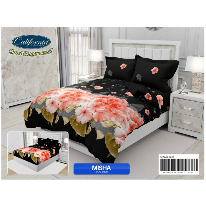 Bedcover & Sprei CALIFORNIA 160 x 200