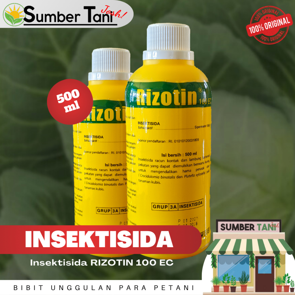 INSEKTISIDA RIZOTIN 100 EC - 500 ML