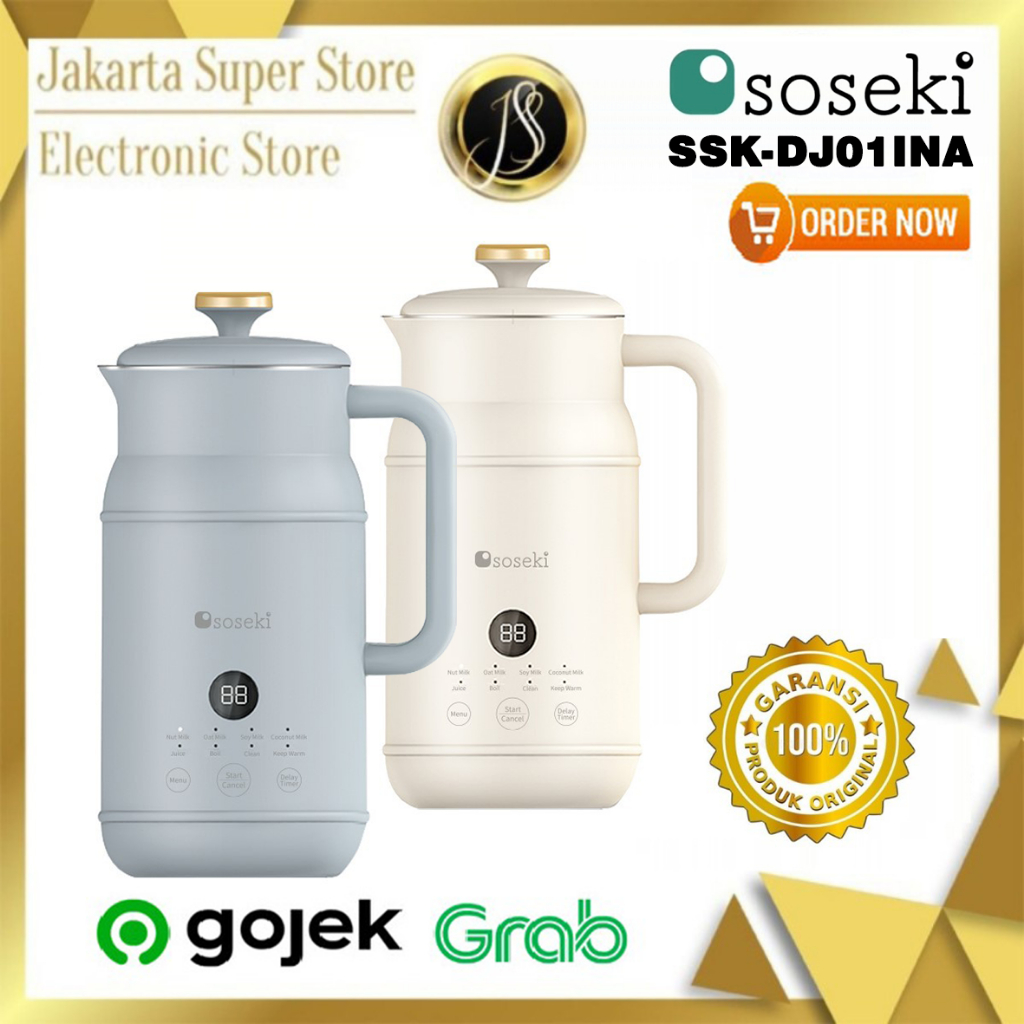 SOSEKI Soymilk Maker / Blender / Mesin Susu Kacang Multifungsi 600ML