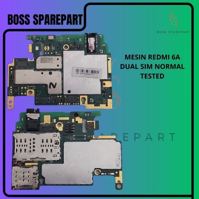 MESIN REDMI 6A DUAL SIM NORMAL TESTED