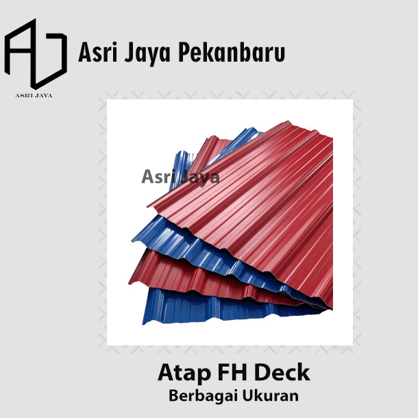 Atap FH Spandeck Warna / Seng Spandek - Pekanbaru