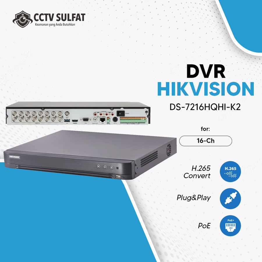 DVR HIKVISION 16CH Value DS-7216HGHI